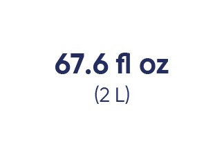 67.6 fl oz (2 L)