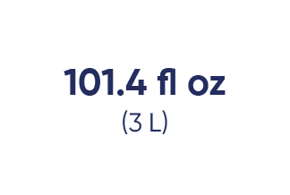 101.4 fl oz (3 L)