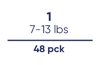 (1) 7-13 lbs 48 pck