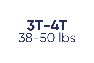 3T-4T 38-50 lbs