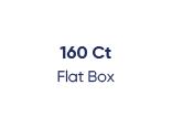 160ct flat box