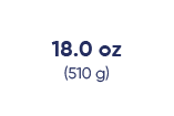 18.0 oz (510 g)