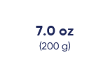 7 oz (200 g)
