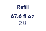 67.6 fl oz (2.0 L)